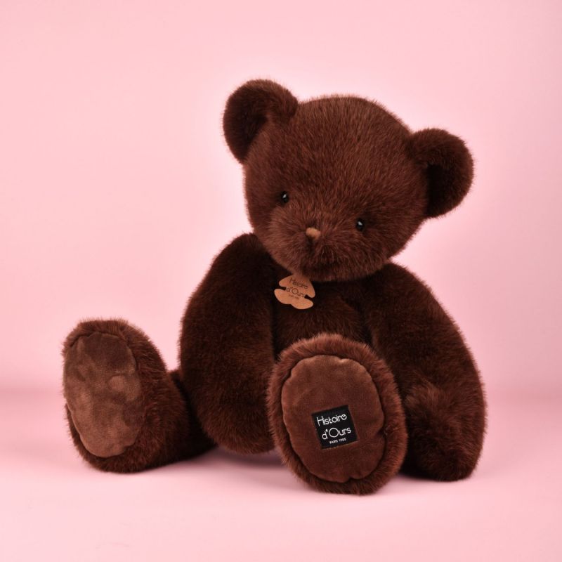 Image d'ambiance de présentation du produit Peluche ours Clémentin Choco Cranberries (60 cm) - Histoire d'Ours